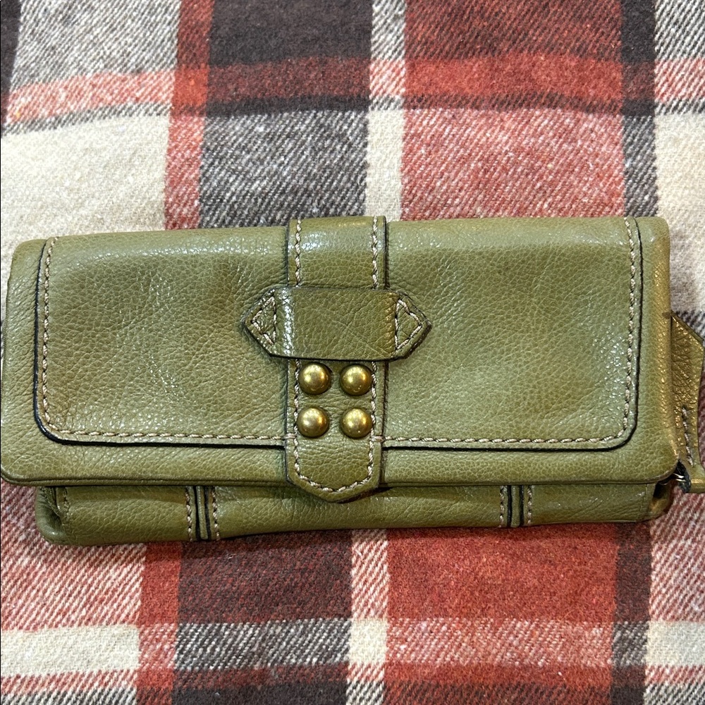 Fossil Olive Leather Women's Wallet